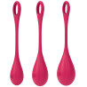 Satisfyer Kit d'entraînement Boules de Geisha YONI POWER 1 Rose